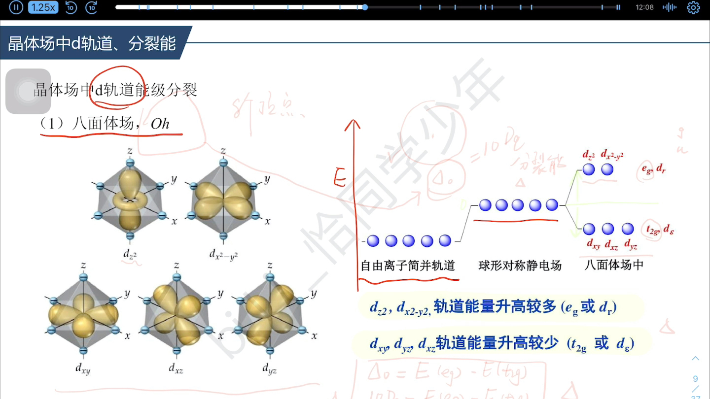 晶体场理论(一)哔哩哔哩bilibili