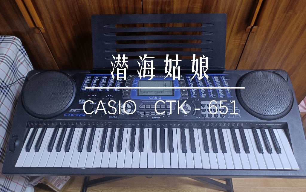 【潜海姑娘】电子琴演奏 CASIO CTK651哔哩哔哩bilibili