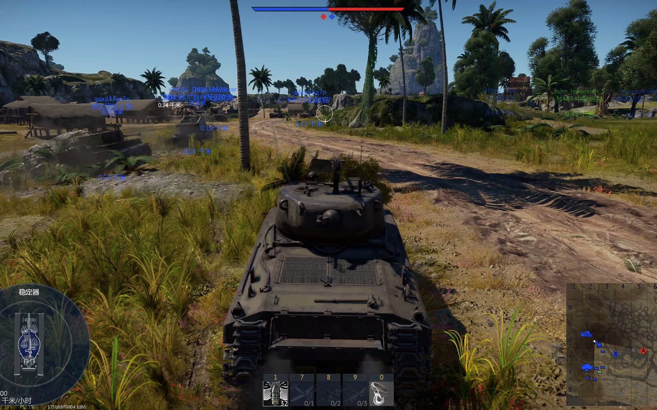 战争雷霆巨无霸无奈划水_哔哩哔哩bilibili_warthunder