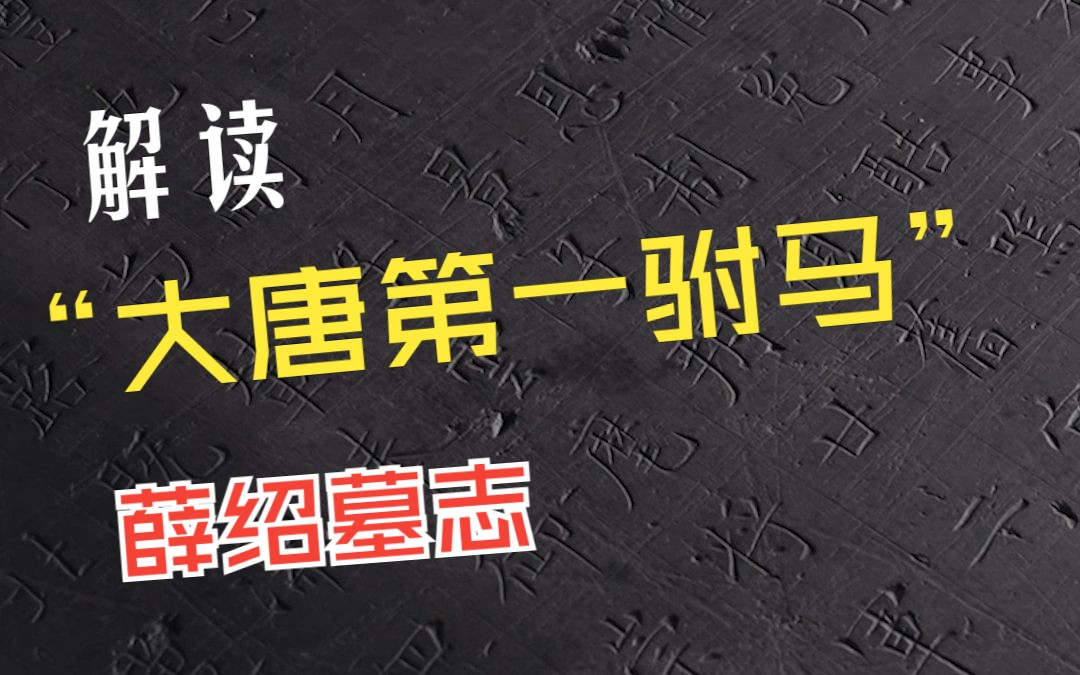 [图]《中国·考古》第四集揭秘|解读“大唐第一驸马”薛绍墓志