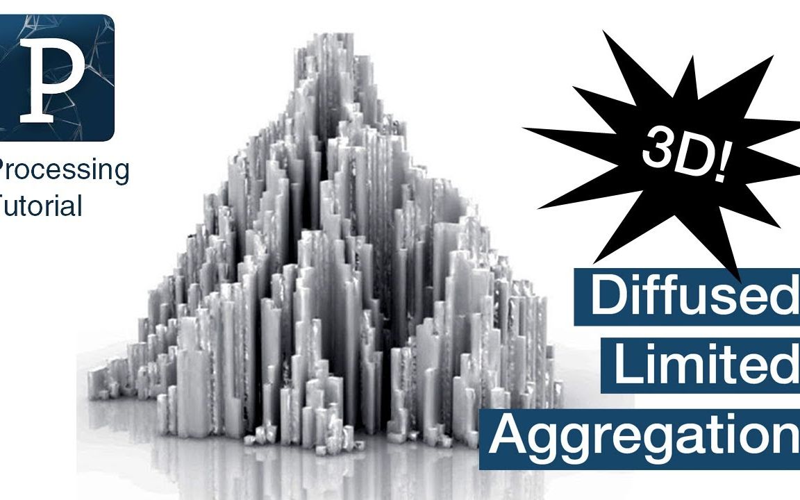 【设计师加油站】用processing实现 3D DLA(Diffused Limited Aggregation)哔哩哔哩bilibili