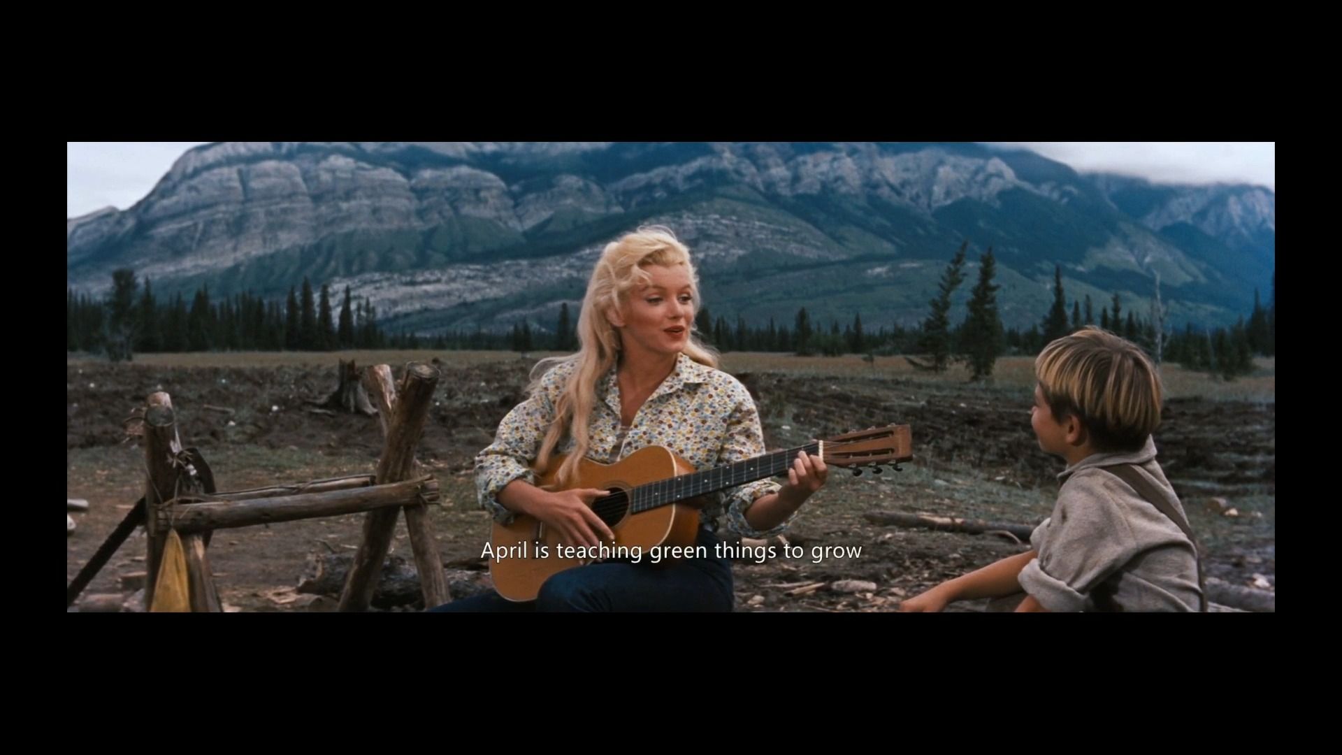 [图]Down In The Meadow - Marilyn Monroe - 电影River Of No Return (1954)插曲