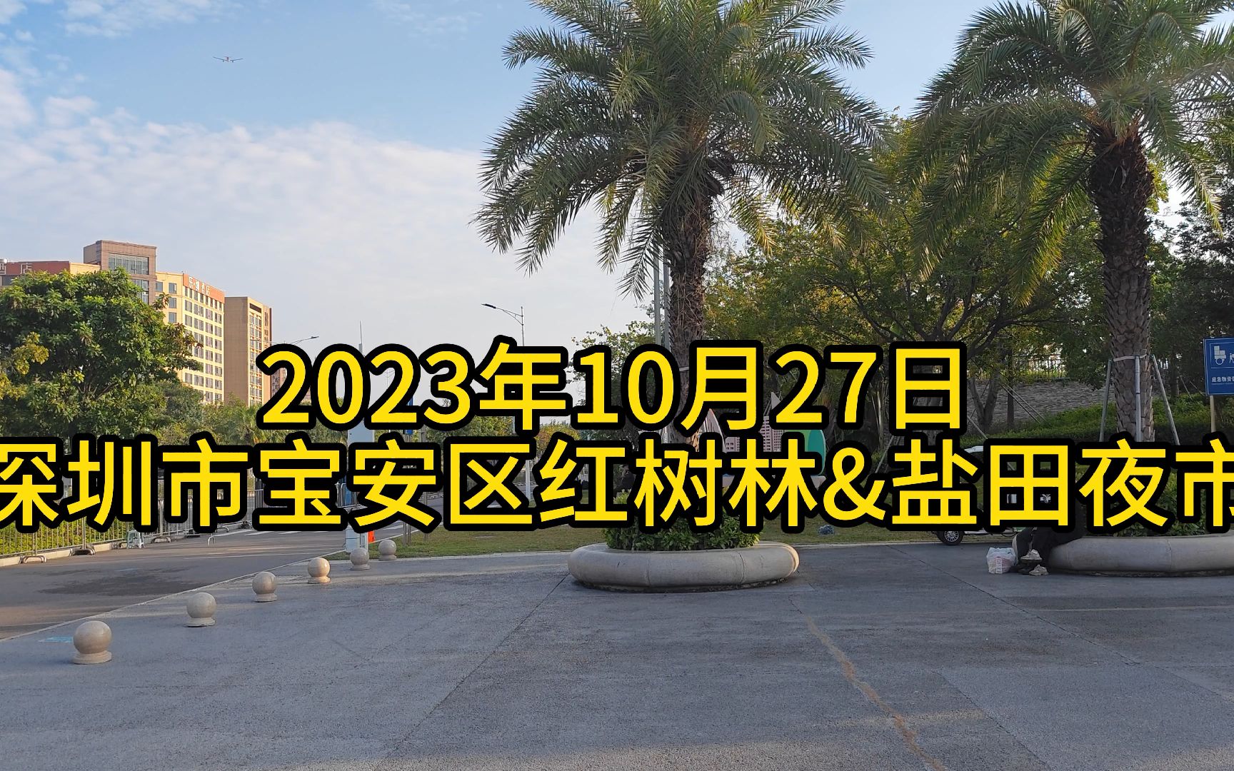 2023.10.27广东省深圳市宝安区红树林公园盐田夜市周边部分景象纪实【4K60帧】哔哩哔哩bilibili