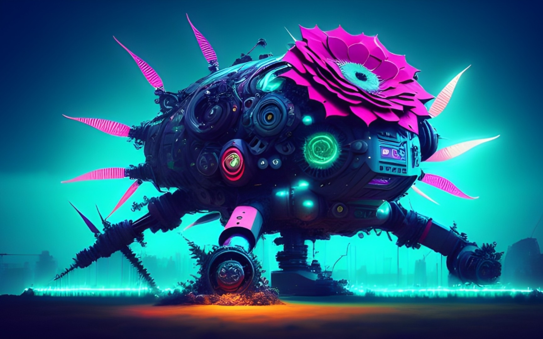 【赛博朋克】玫瑰的机械飞升,最后才现出原型