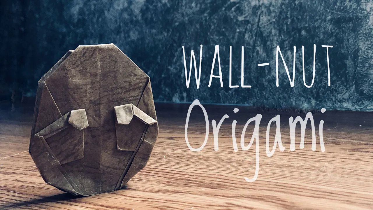 【origami hvt】植物大战僵尸坚果折纸教程wall-nut pvz