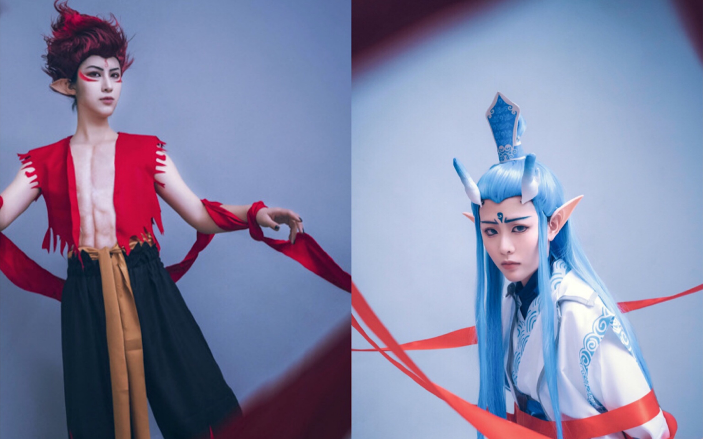 【真人cosplay】是目前看过的最好的哪吒与敖丙的cos服