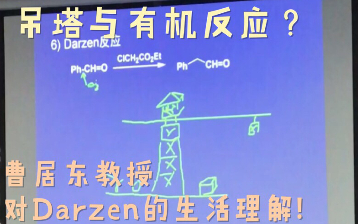 【化学竞赛】曹居东老师图说 Darzen反应 【有机化学】哔哩哔哩bilibili