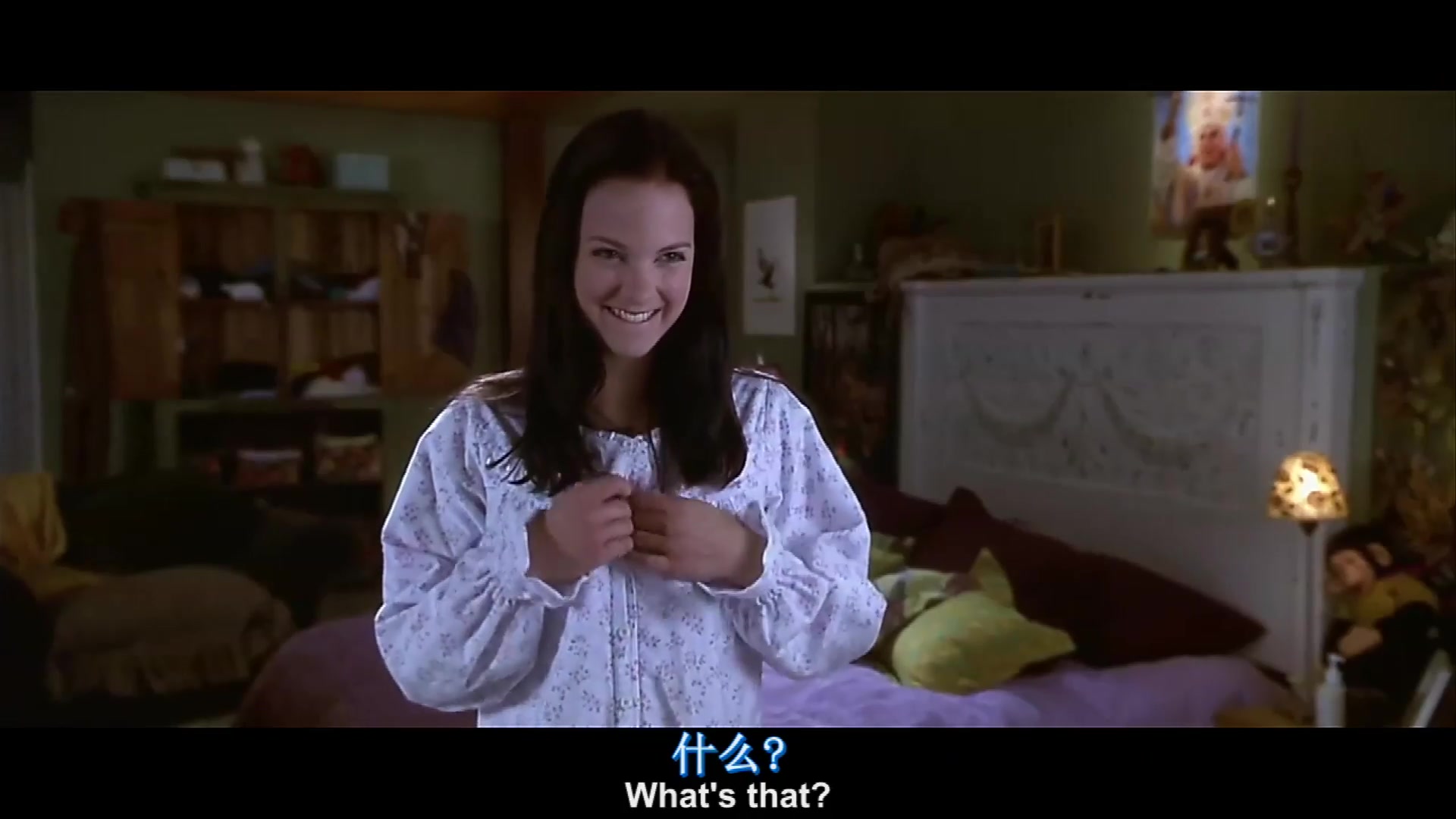 惊声尖笑1 面对男孩的挑逗,没想到女孩穿着电内裤