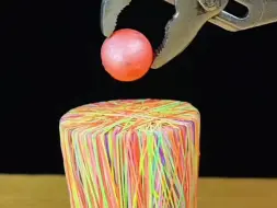 100度的铁球。做实验。