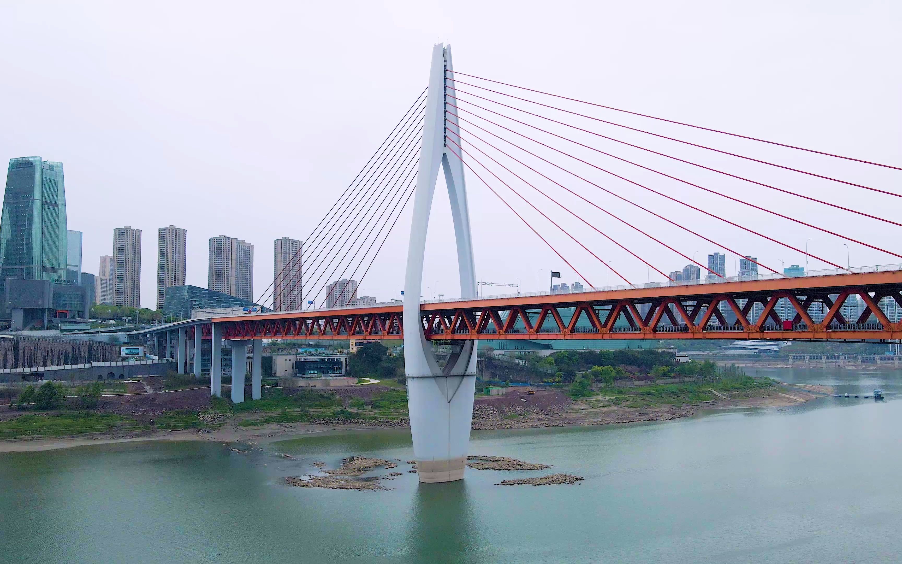 重庆石门嘉陵江大桥图片