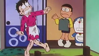 哆啦a梦 十戒石板所有人被电时片段 太搞笑了 哔哩哔哩 Bilibili