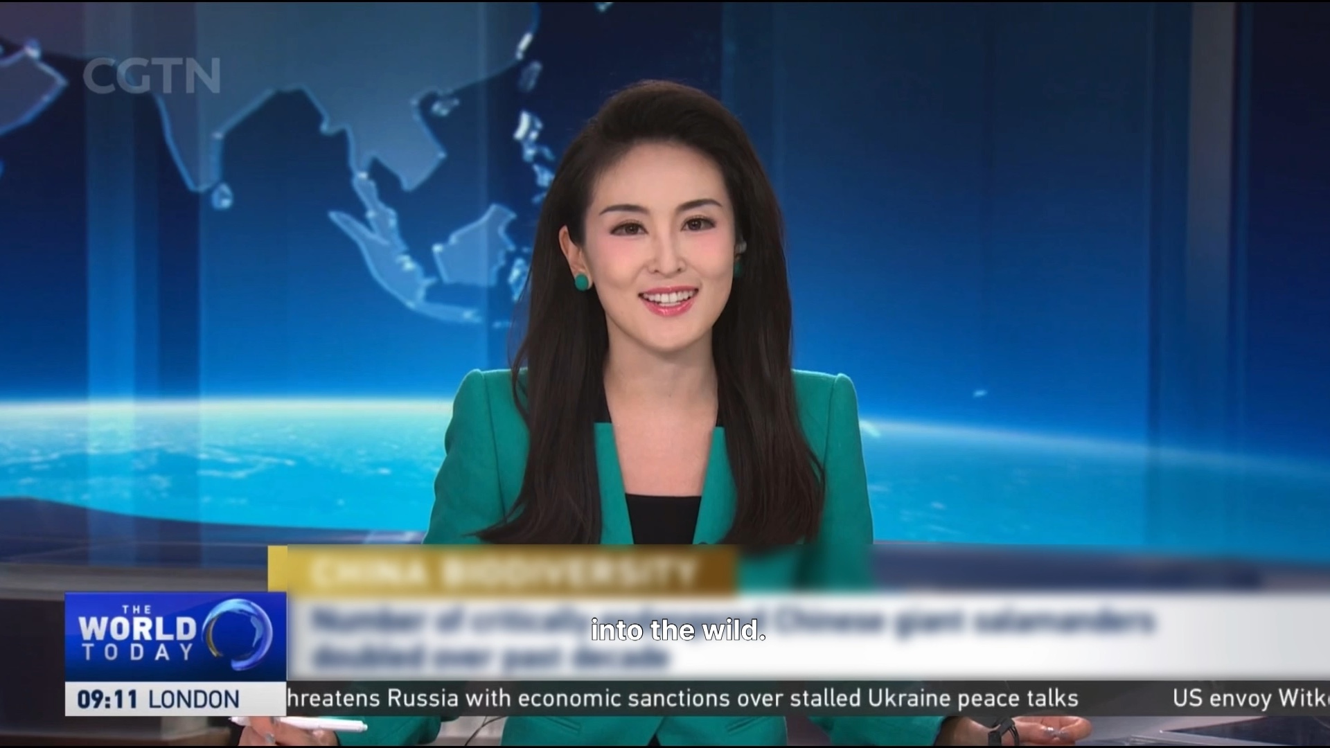 cgtn 李秋媛 今日世界