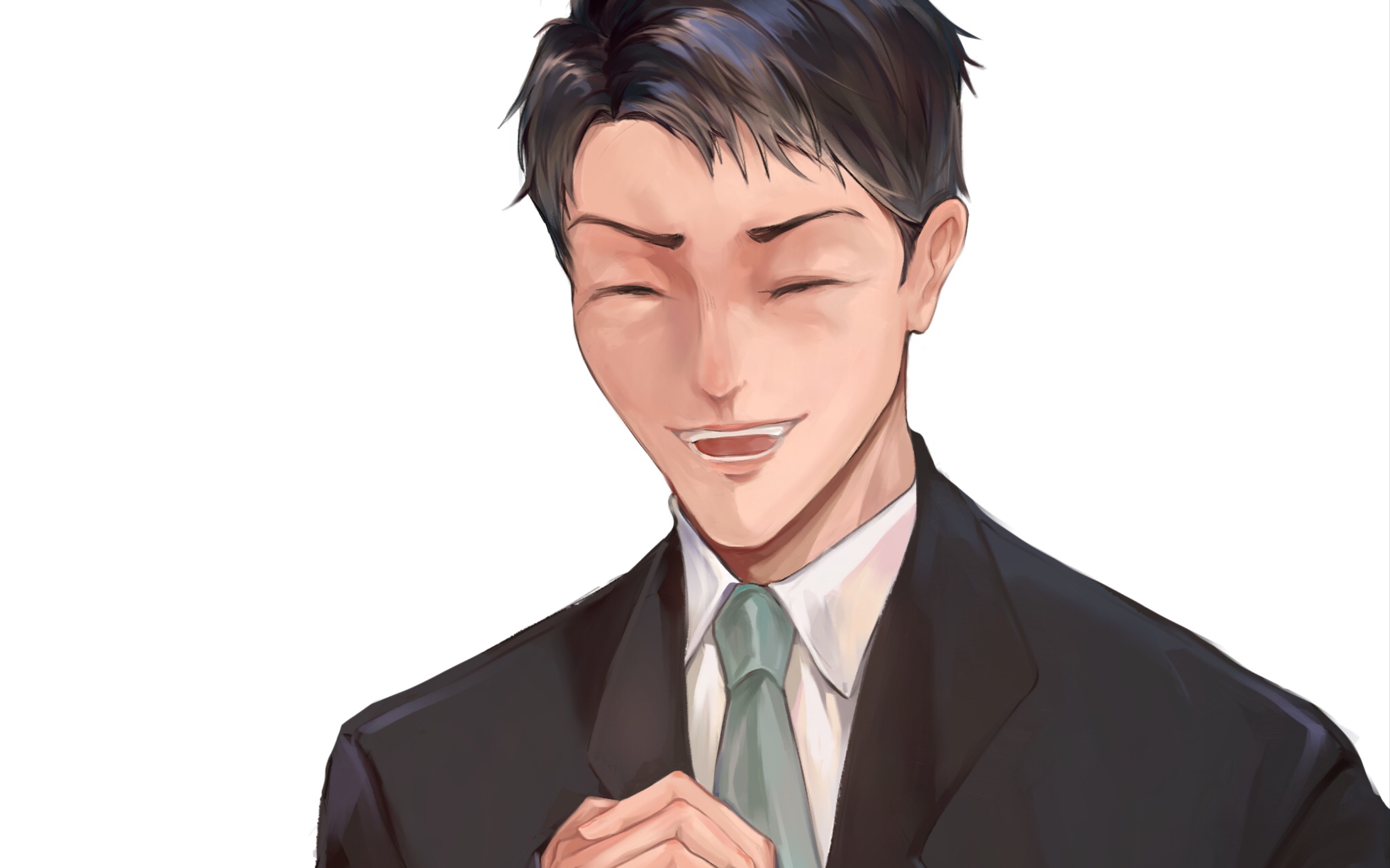 【撒贝宁】两分钟看完一个偷穿大白杨西装的撒可爱绘制