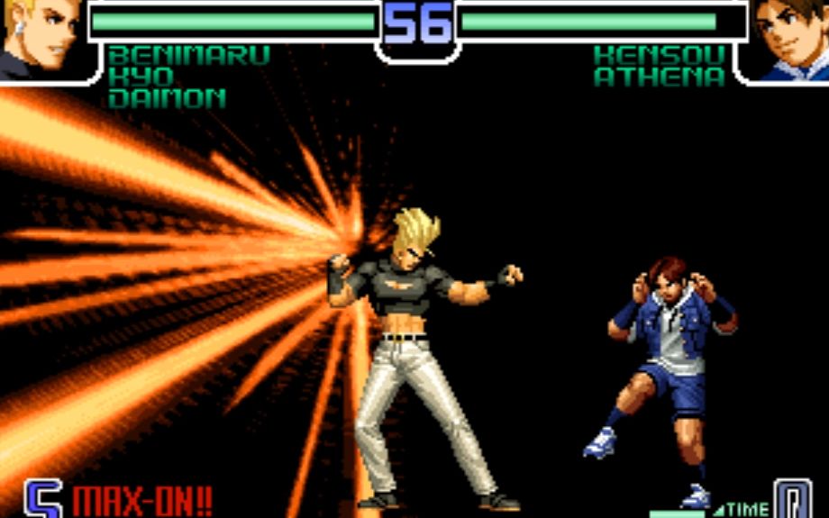 街机 拳皇2002(ngm-2650)(ngh-2650)(格斗对打)(锁血无敌版)共6 2关20