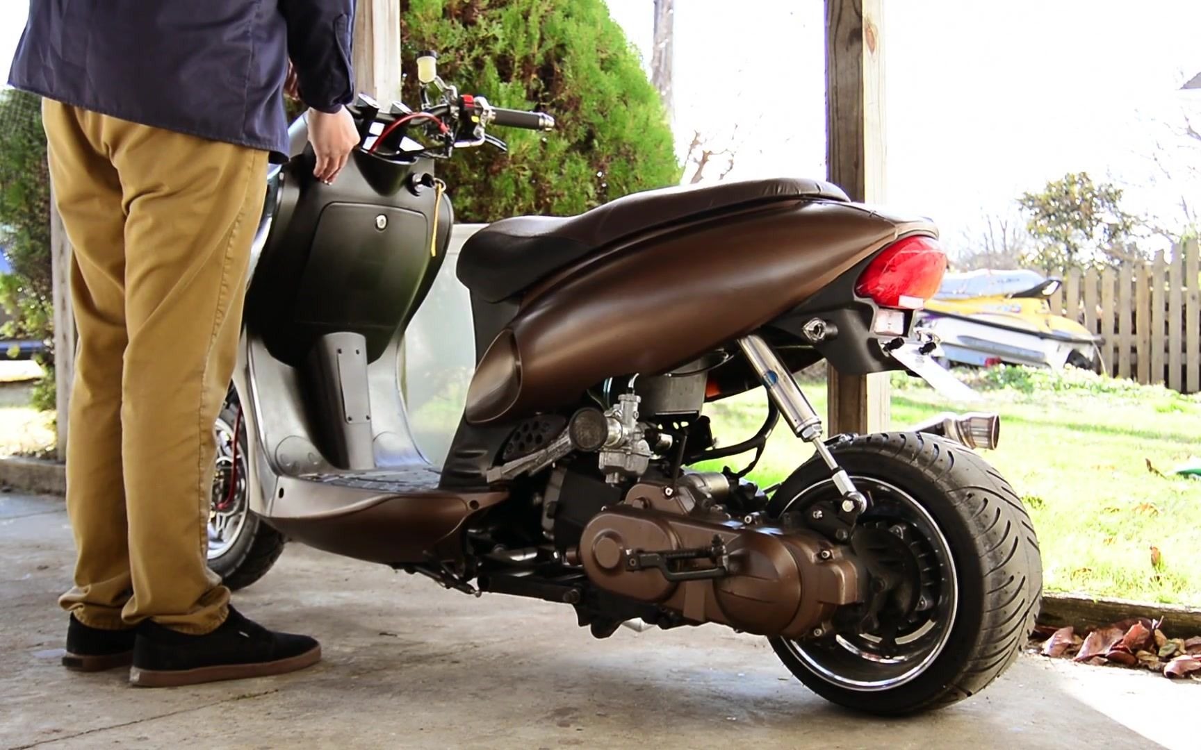 80cc gy6 air ride scooter