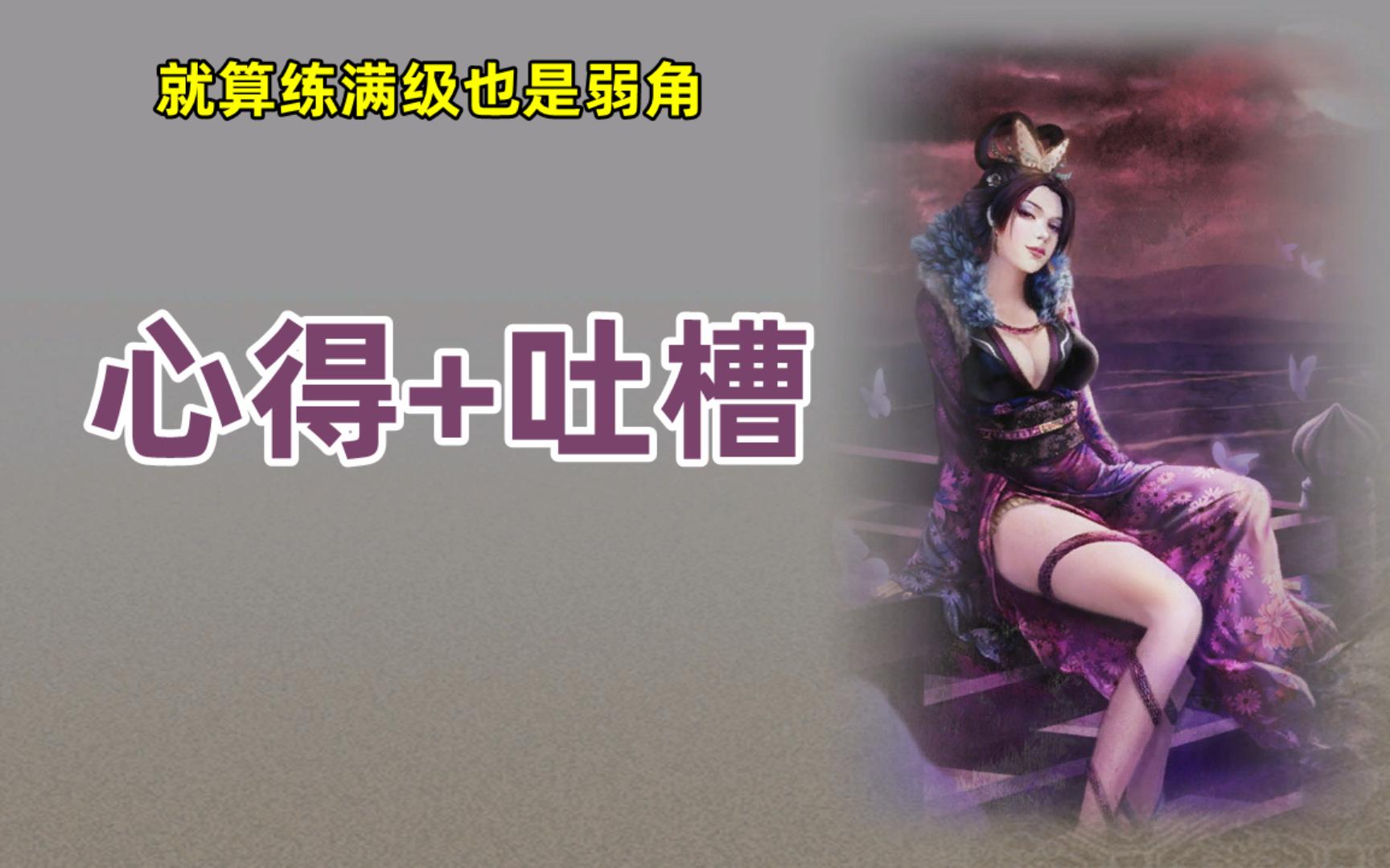 就算练满级也是弱角·战国无双2·浓姬使用心得 吐槽