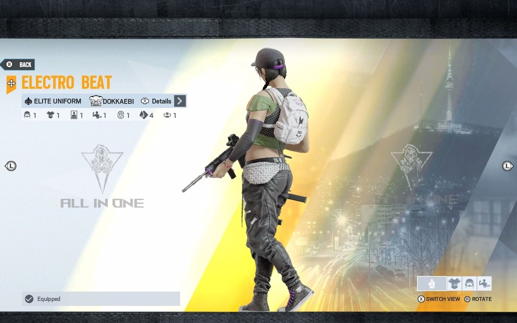 彩虹六号电话妹全皮肤展示