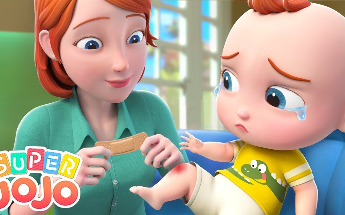 【superjojo英文儿歌】Baby Changes Bandages 宝宝换绷带 | Boo Boo Song | Good Habits for Kids哔哩哔哩bilibili