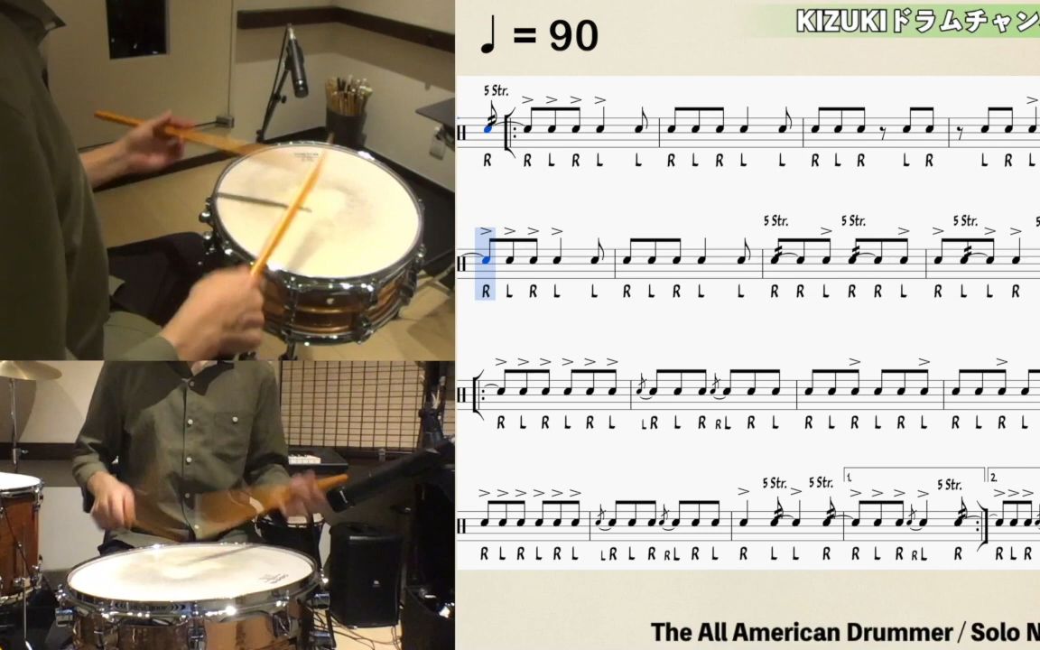 14Solo No.14【All American Drummer solo 150】charley wilcoxon オールアメリカンドラマー哔哩哔哩bilibili