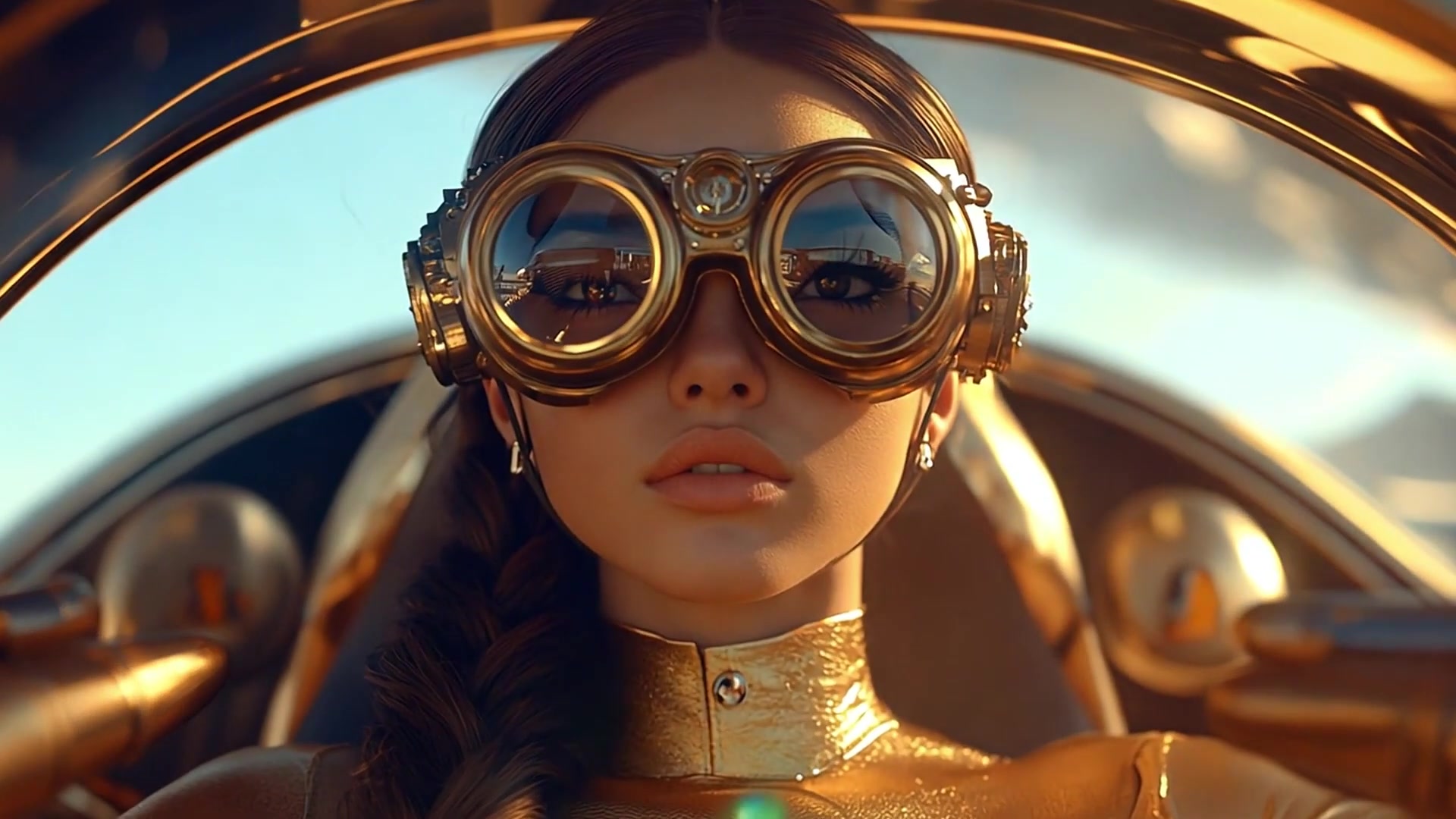 蒸汽朋克 ai 秀-steampunk_sky_city___ai_short