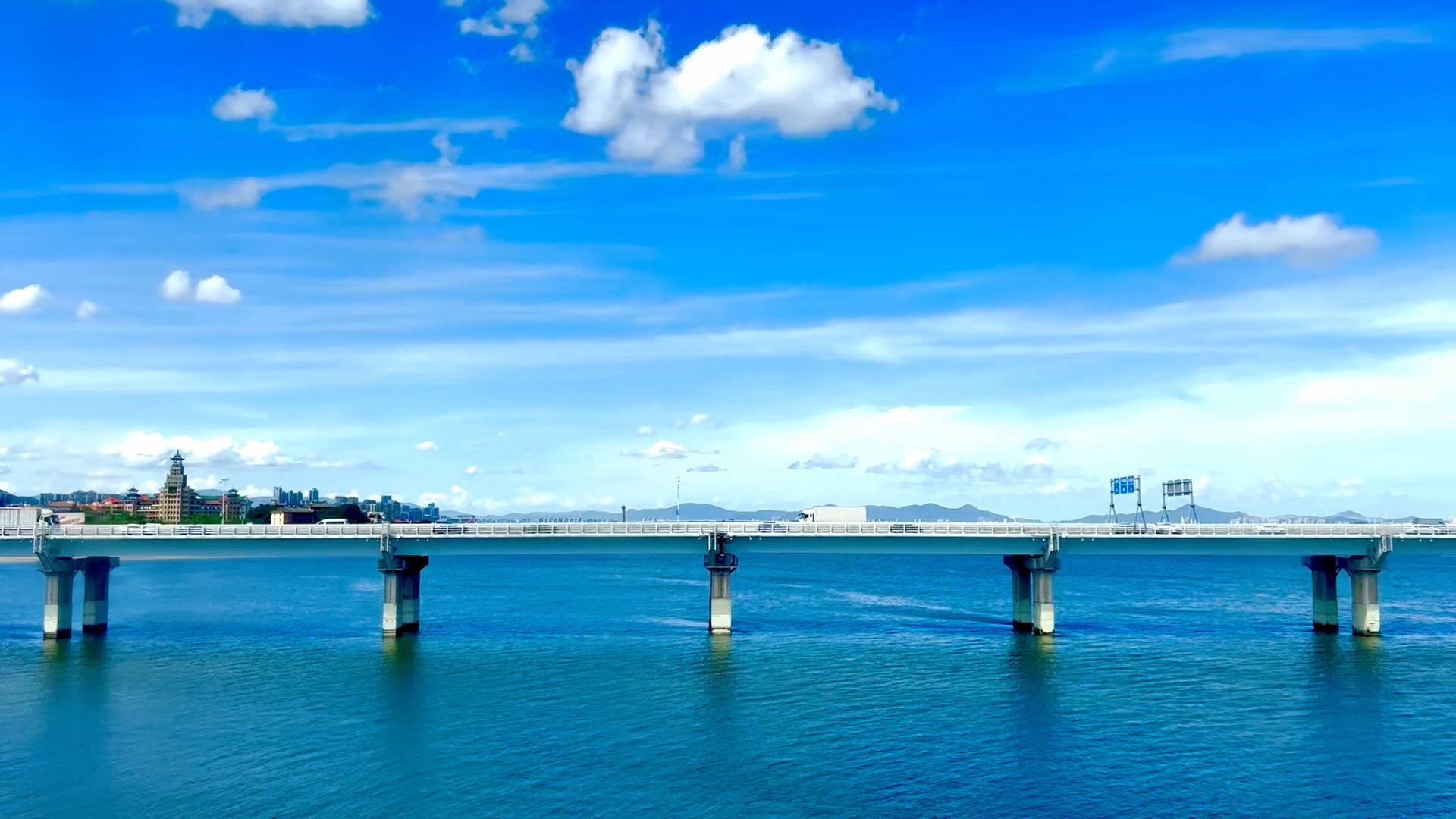 厦门海上列车,太美啦!