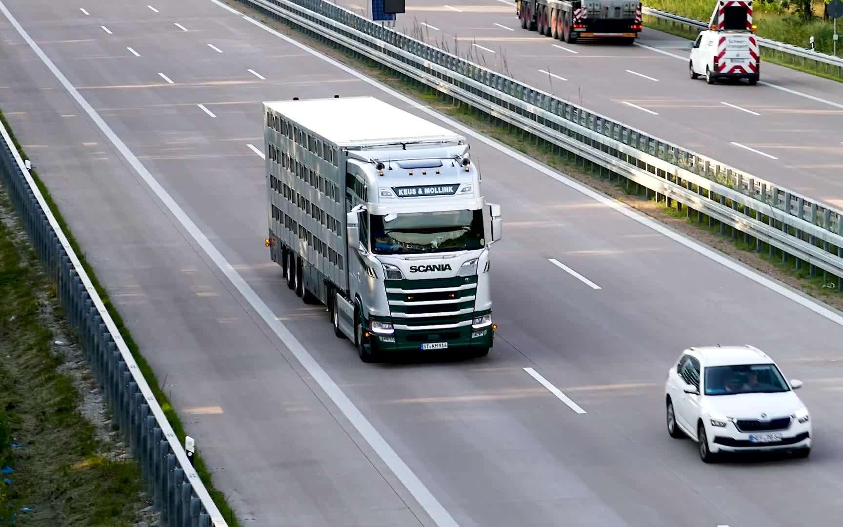 【欧洲卡车】拍摄德国a9高速公路上漂亮的卡车