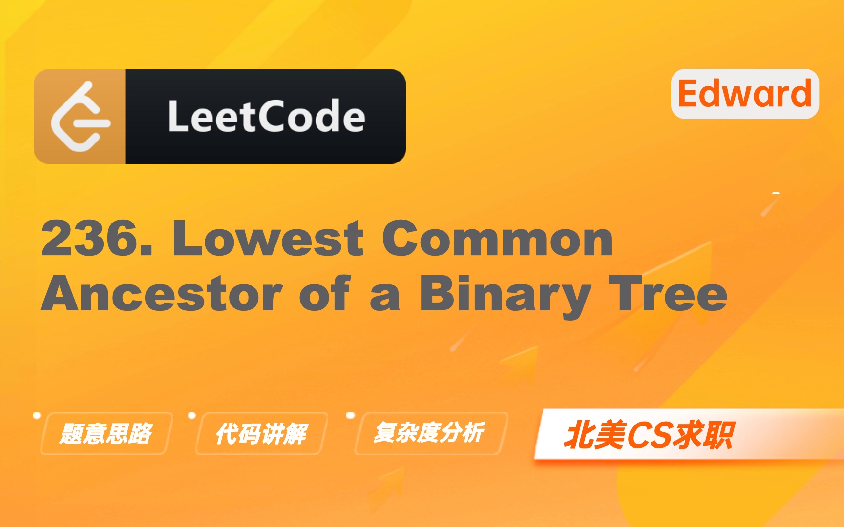 [图]LeetCode力扣 236. 二叉树的最近公共祖先 Lowest Common Ancestor of a Binary