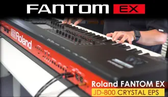 Download Video: 随手弹 | 美女与野兽 Roland FANTOM EX 合成器即兴演奏 - Crystal EPs