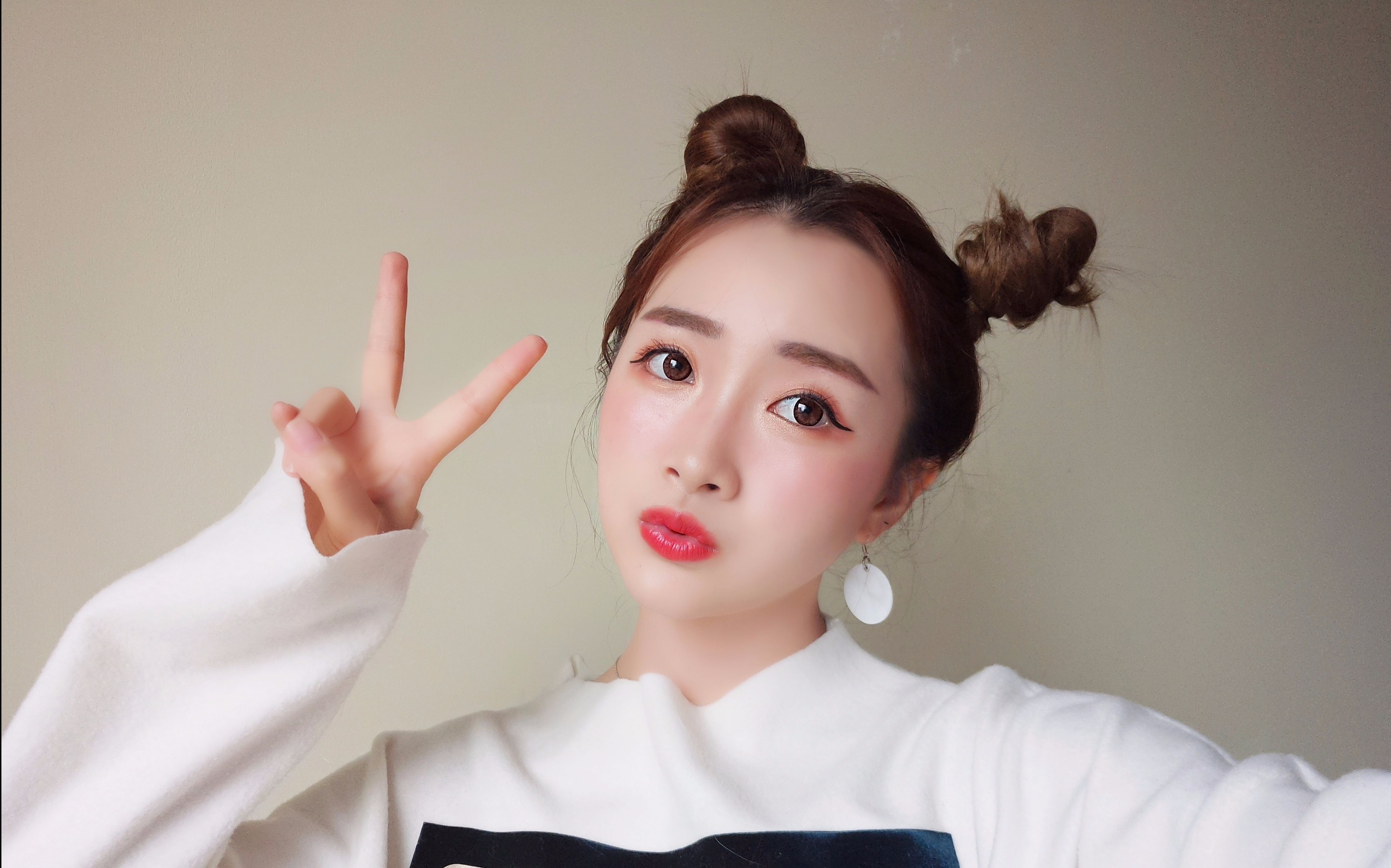 【汤汤】日系元气少女妆日常妆 秒变萌妹子 看上去有满满一天的元气