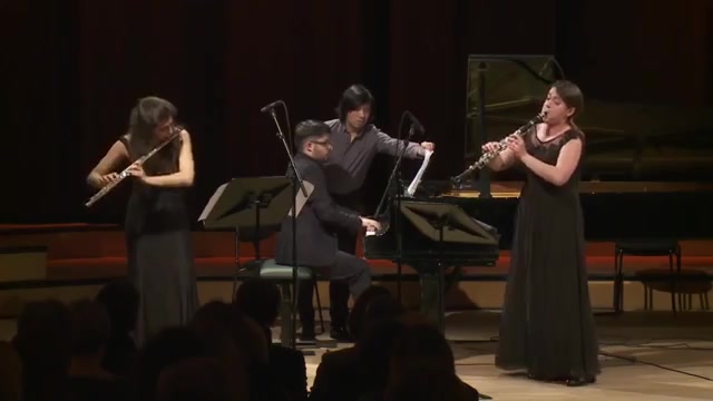 [图]圣桑 长笛 单簧管 钢琴 三重奏Saint-Saëns: Tarantella op.6 for Flute, Clarinet and Piano