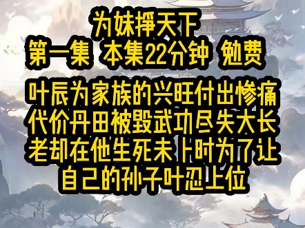 叶辰为家族的兴旺付出惨痛代价,丹田被毁,武功尽失.大长老却在他生死未卜时为了让自己的孙子叶忍上位,召开全族大会废除他的世子在并派人斩草除根...