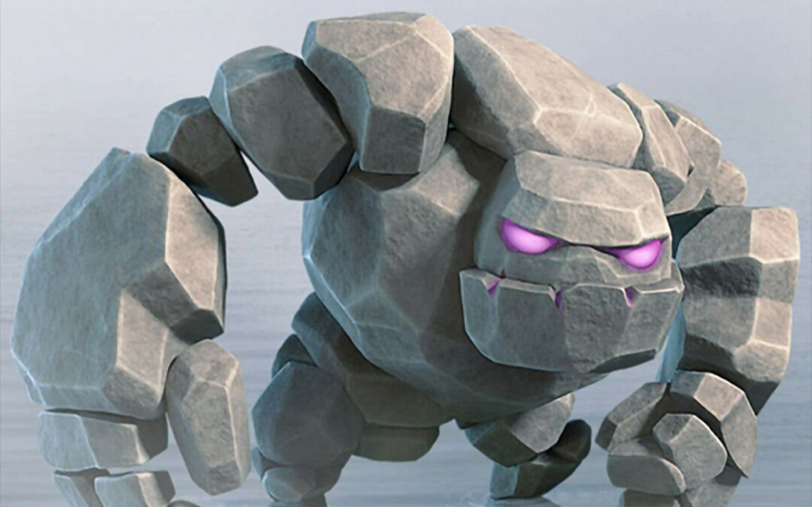 皇室战争-锦标赛-一场戈仑石人的对决_哔哩哔哩 (゜-゜)つロ 干杯