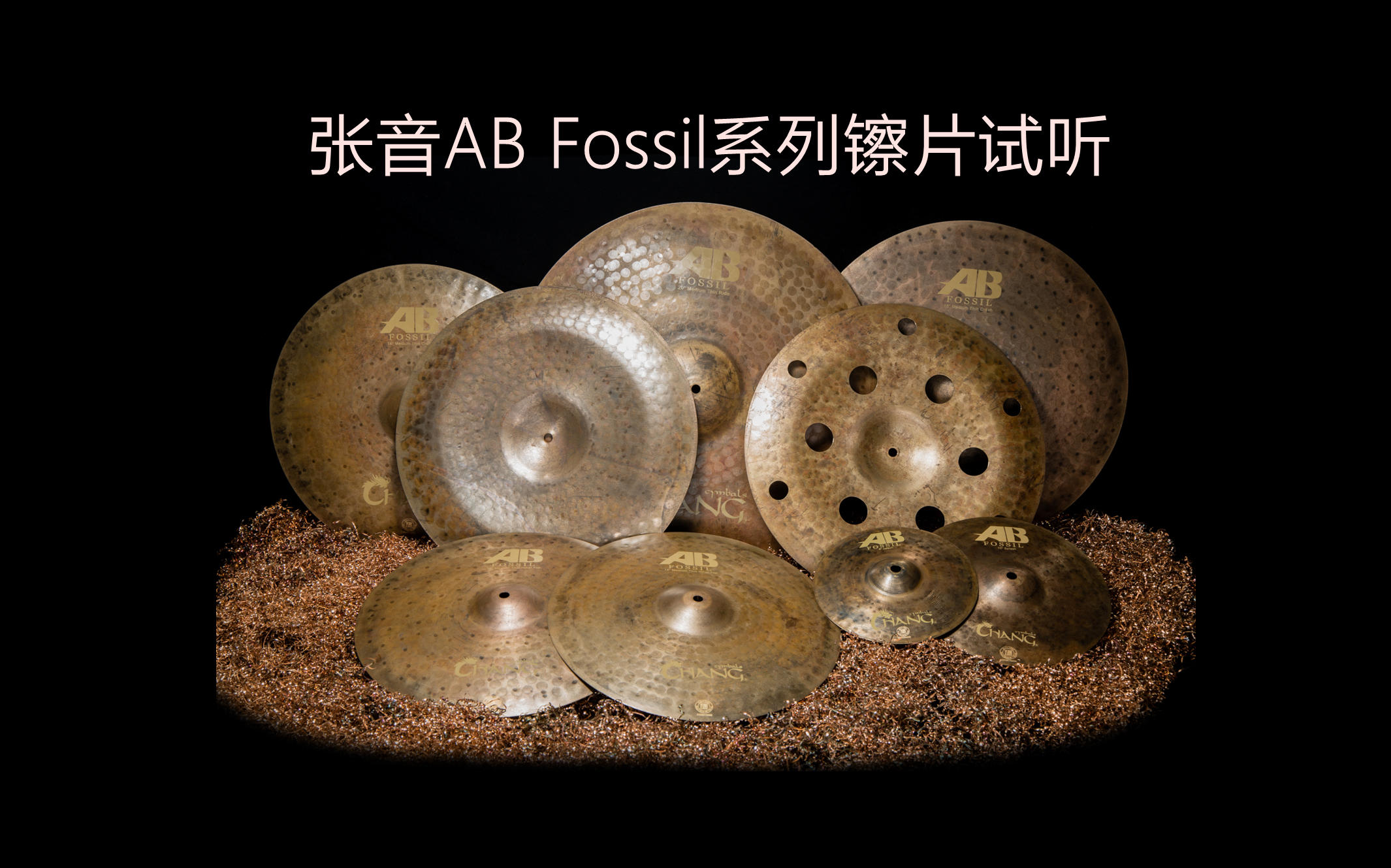 张音镲片abfossil化石系列镲片视听合集张音只是专业一点