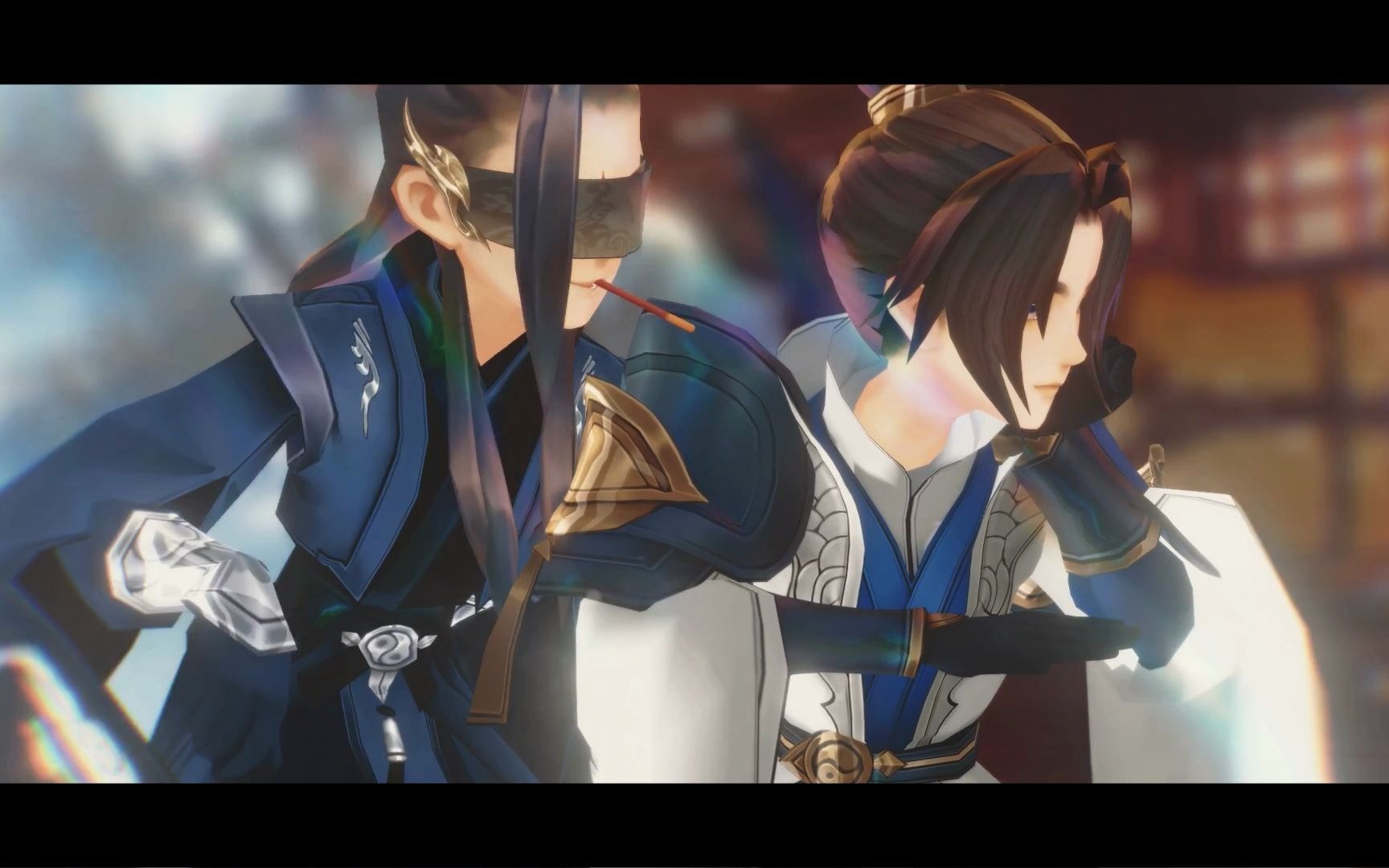 【指尖江湖mmd】啊这,问就是神秘东瀛风俗(谢云流x李忘生)_哔哩哔哩