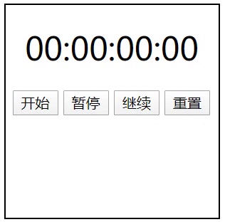 [图]JavaScript实现秒表基本功能开始、暂停、继续、重置