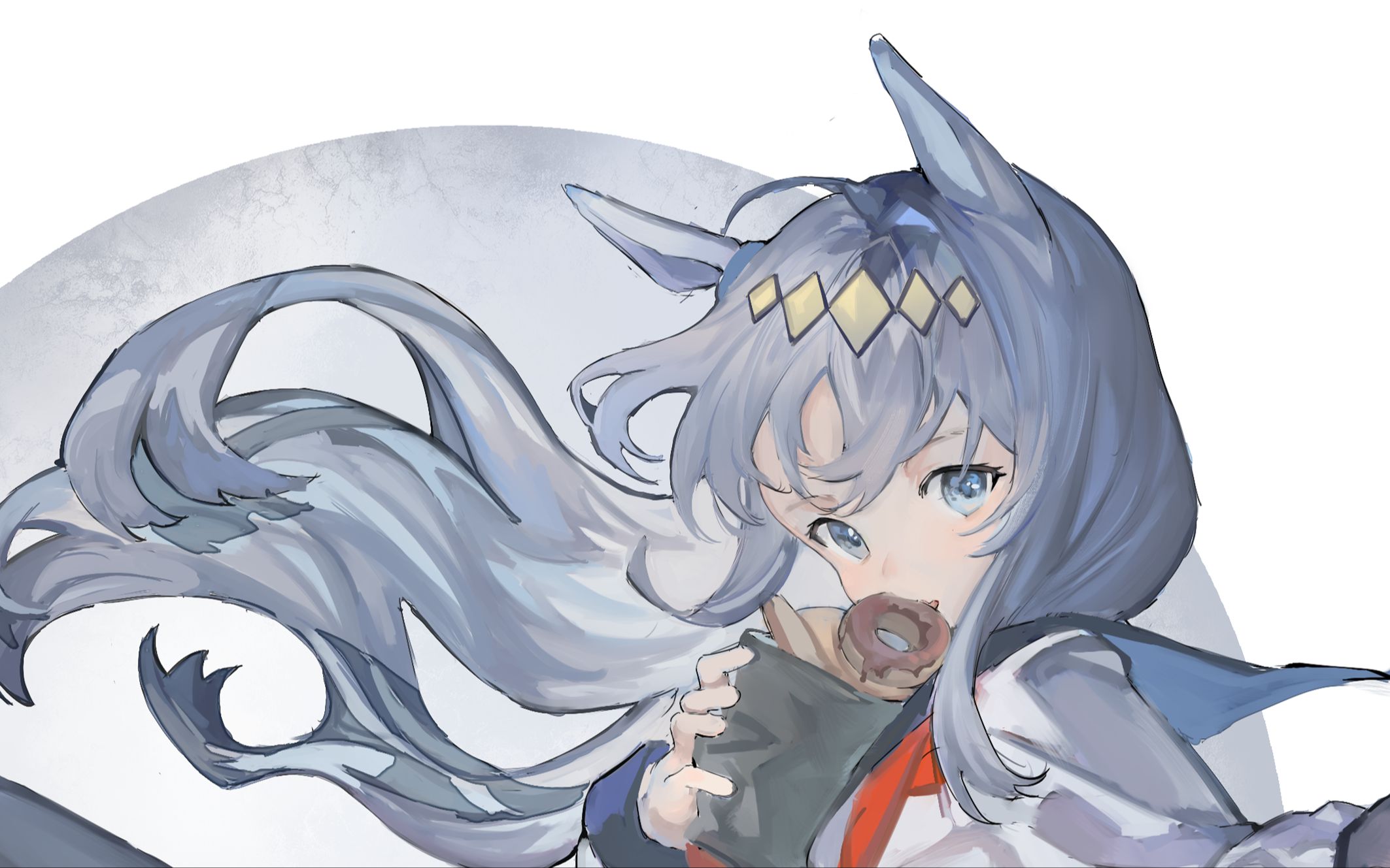 【绘画过程】小栗帽为了请你喝可乐在奋力凹造型