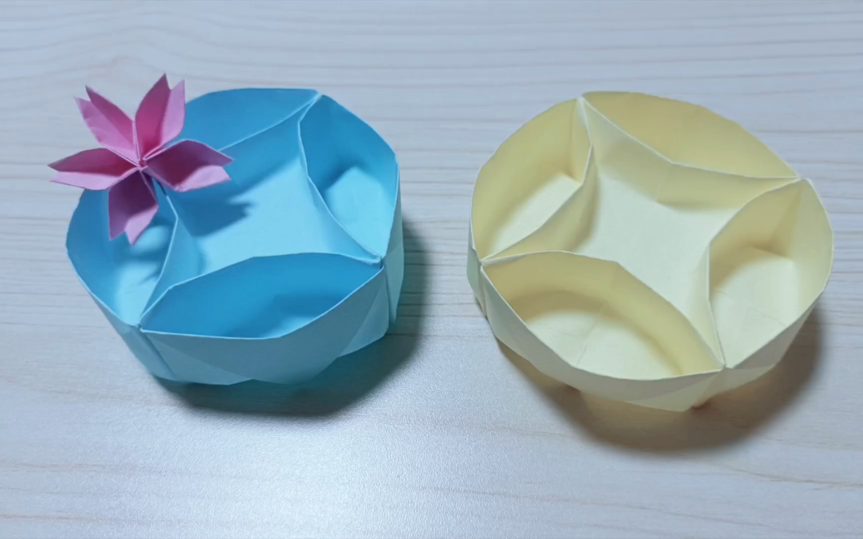 纸折收纳盒 室友问这个折出来可以干什么,大概是可以拍视频吧