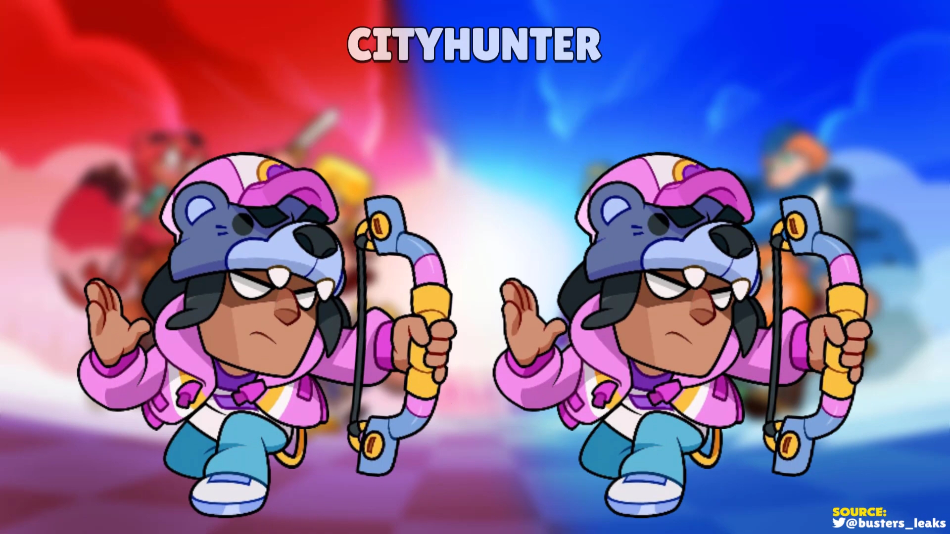 squad buster里的英雄和皮肤但是在荒野乱斗