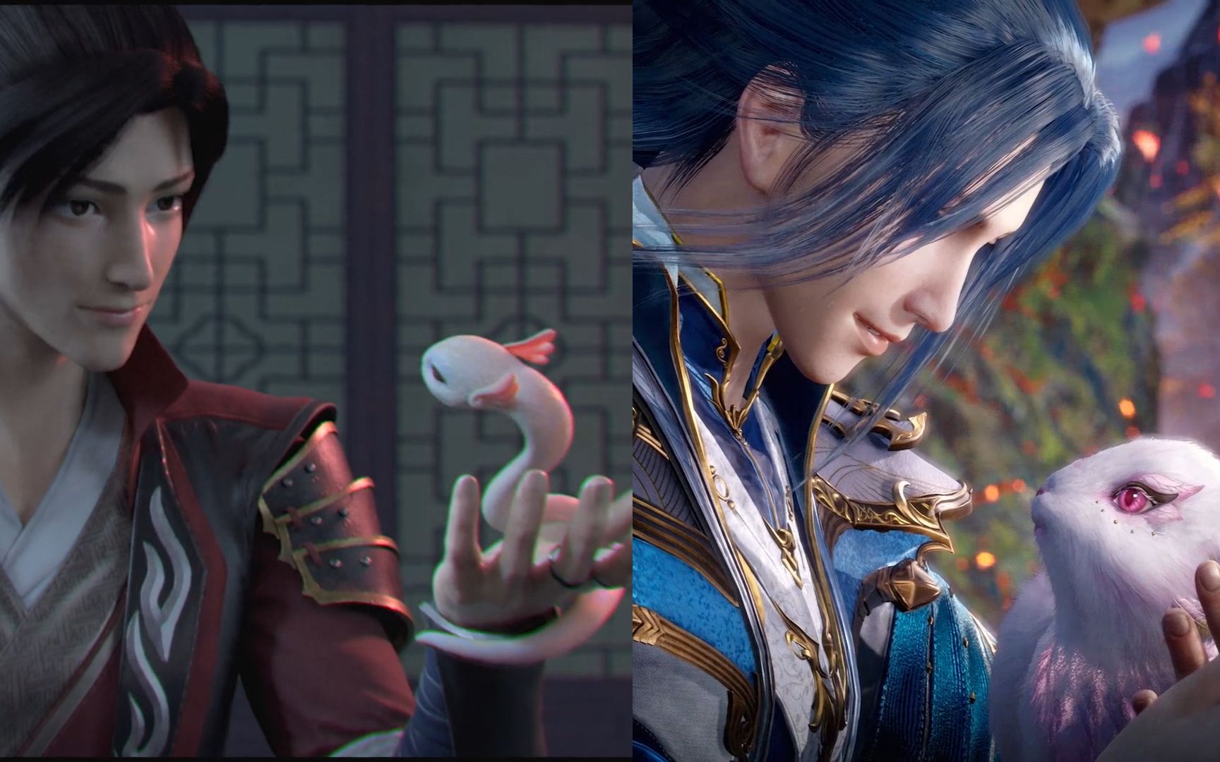 萧炎养蛇唐三养兔子现在流行把老婆当宠物养他们谁更恩爱