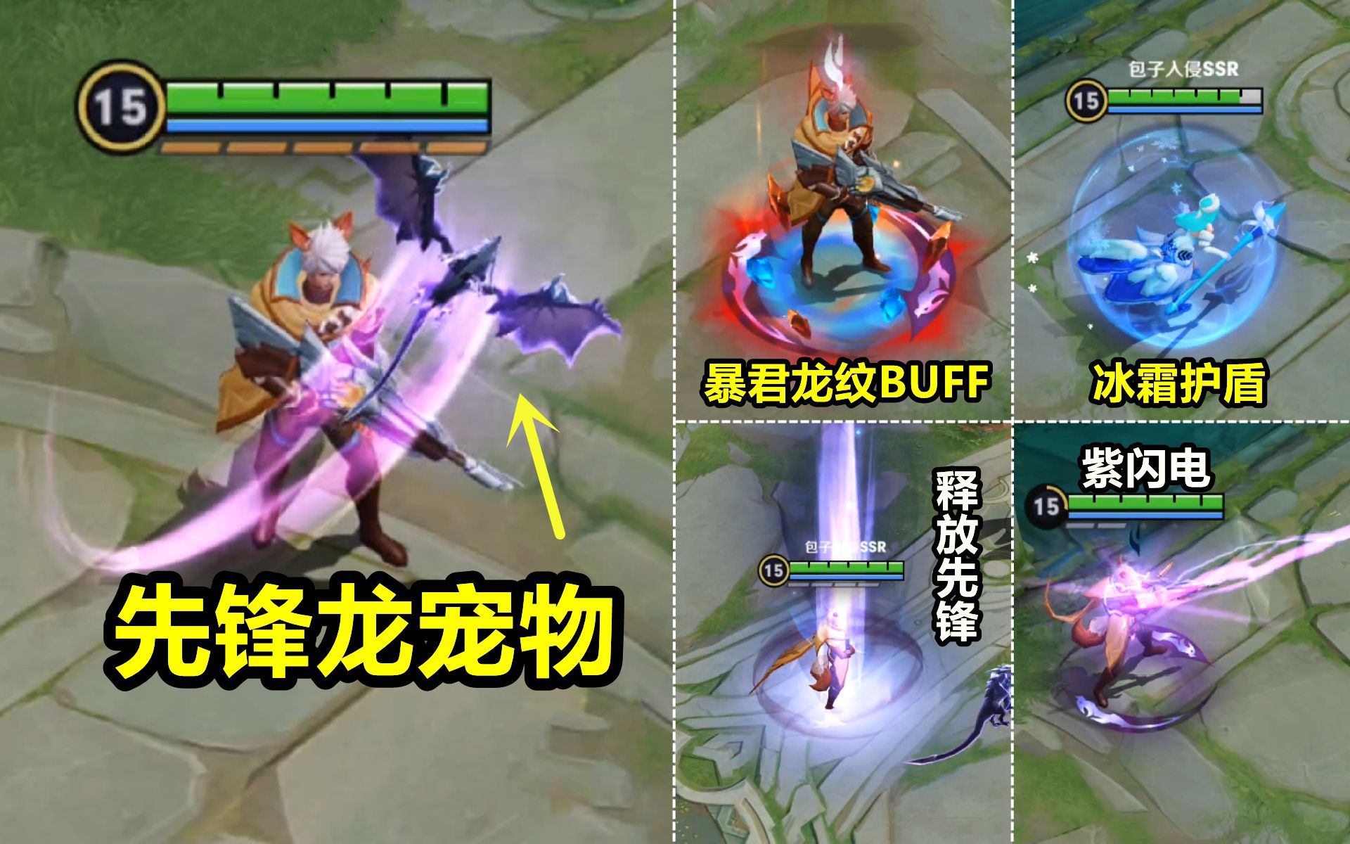 主宰暴君buff优化:暗影先锋变成宠物跟随!冰霜护盾有雪花!