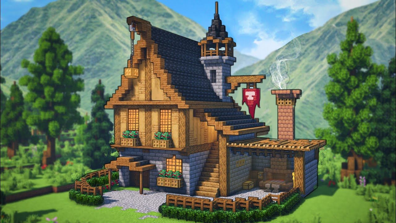 【minecraft】复古风格铁匠铺