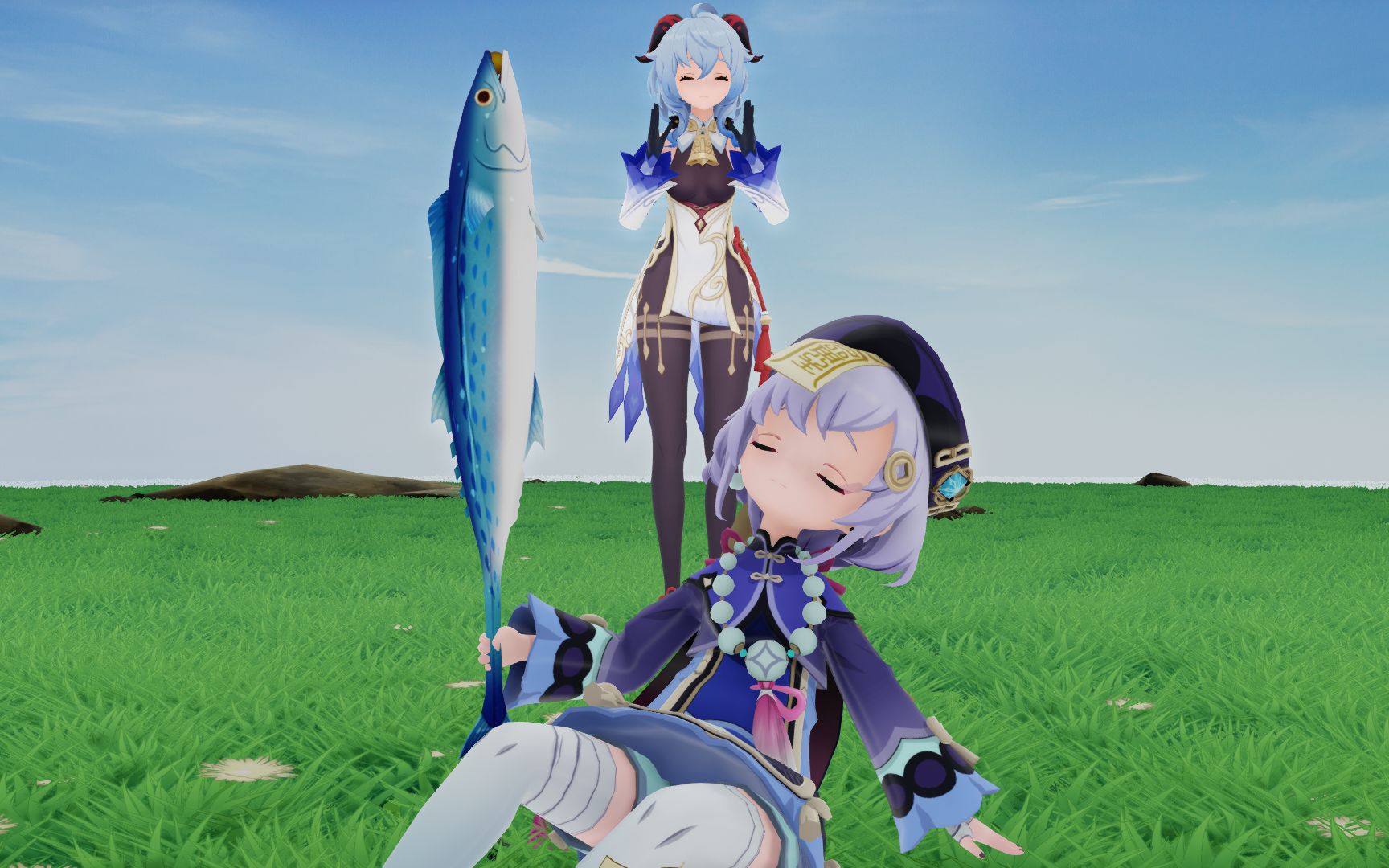 【原神】七七舞鱼,志在椰羊!