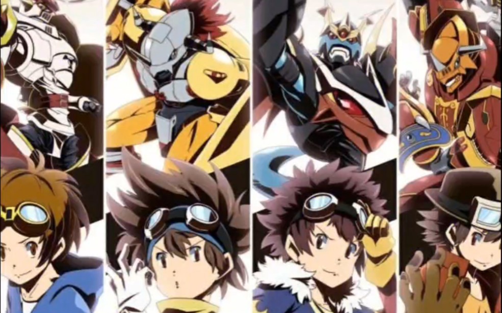 数码宝贝主角团一到四部进化合集!(原声版)