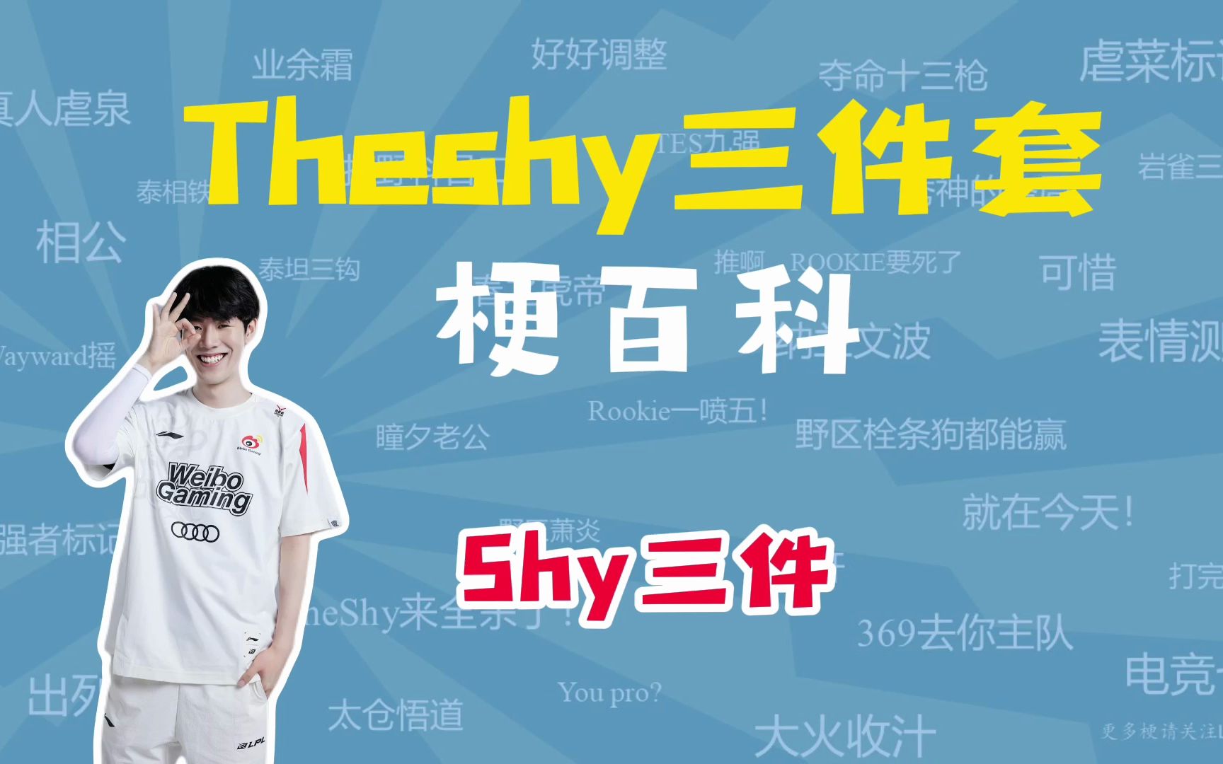 【梗百科】Theshy三件套是什么梗?电子竞技热门视频