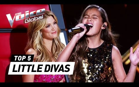 thevoicekids如此镇定自若盘点儿童好声音中的小天后们