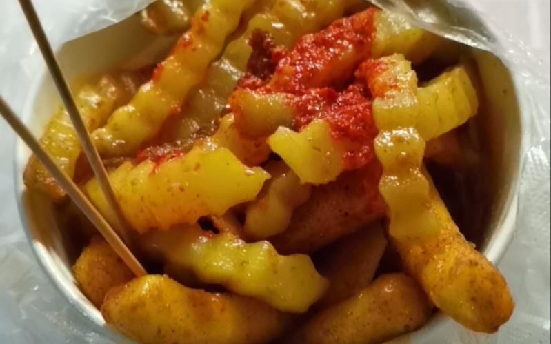 活动作品街边小吃年糕土豆好吃不腻