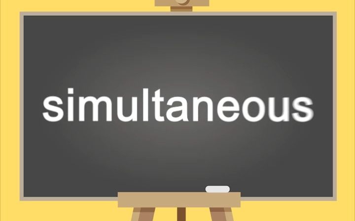 看电影学单词,“simultaneous”猜下什么意思哔哩哔哩bilibili