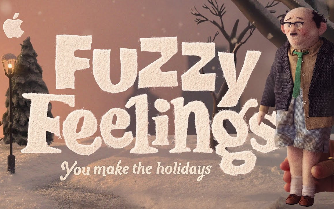 2023苹果圣诞节暖心广告:fuzzy feelings