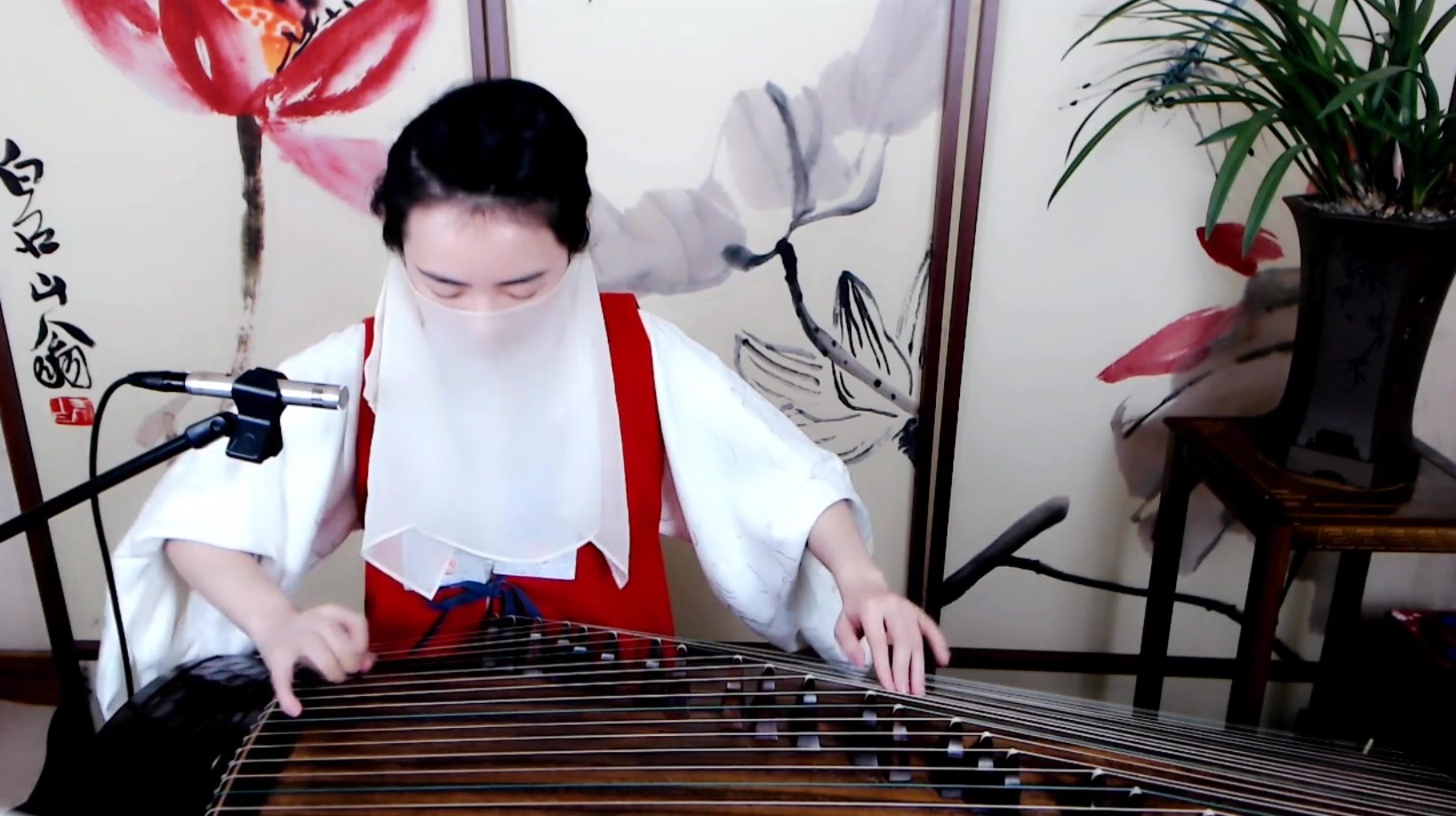 古筝墨韵moyun直播弹奏refrain风之甬道merrychristmasmrlawrencolors
