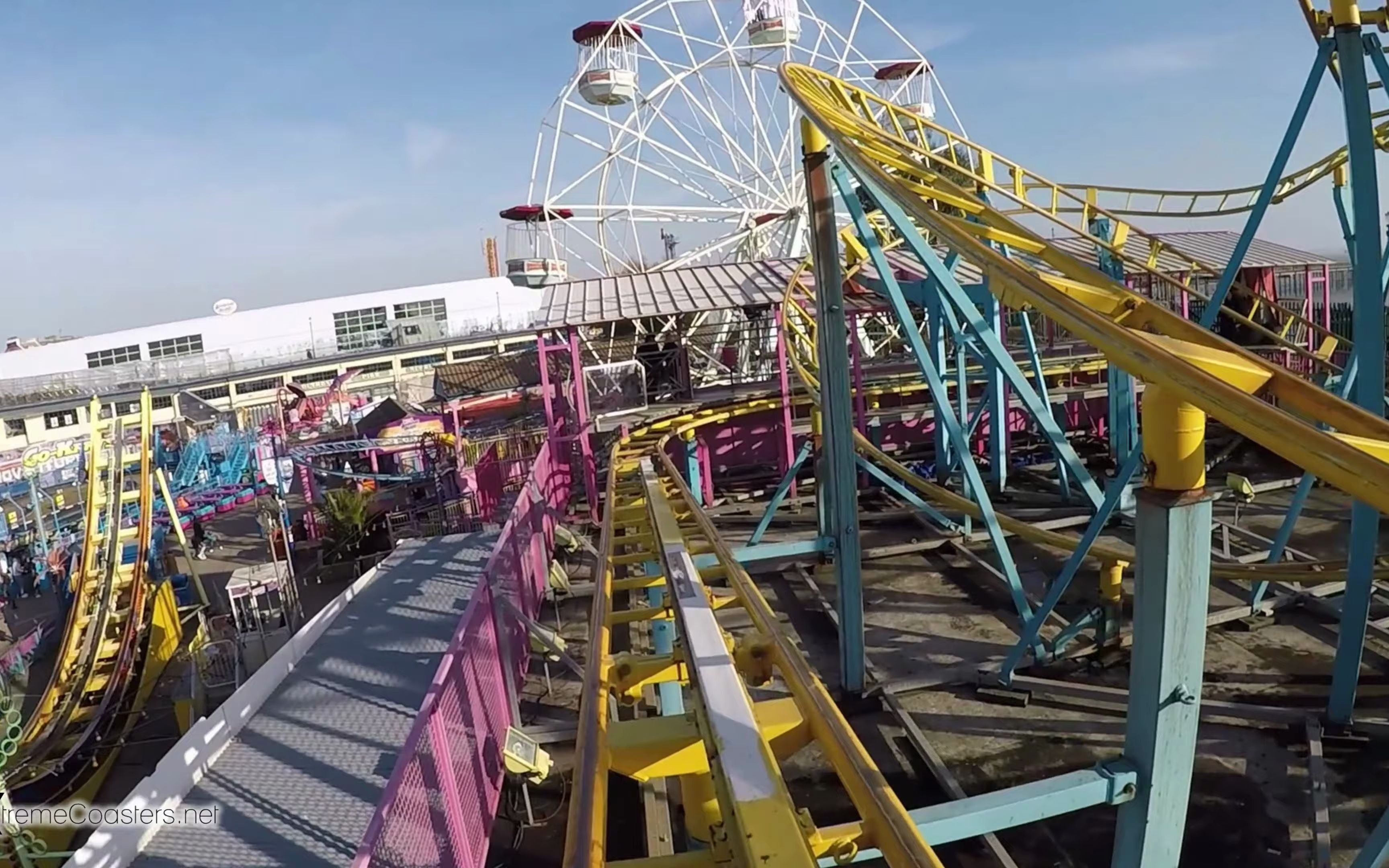 【4k60帧】第一视角:超迷你(the mighty mini mega)过山车|英国冒险岛